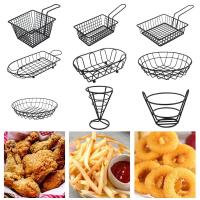 Cesta De Freír Para Cocina Herramienta De Cocina Red De Malla Para Patatas Fritas Y Chips Contenedor De Almacenamiento De Alimentos Con Mango Para BBQ Francés En Casa - details 0