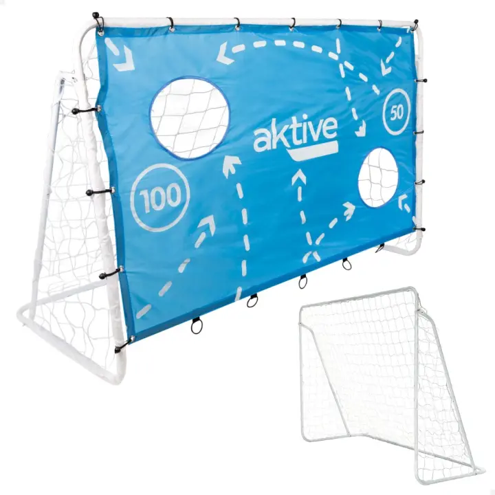 Portería de fútbol con lona de entrenamiento Aktive - 1