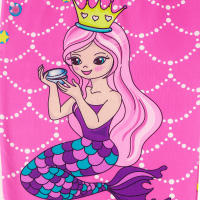 3PCS Traje De Sirena Para Niñas Traje De Baño Princesa Conjunto De Natación Polyester Elastane Estilo Mermaid Summer Swimable - details 15