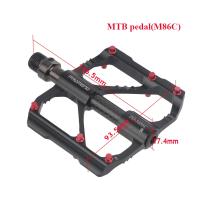 Pedales De Bicicleta PROMEND MTB/Road En Fibra De Carbono Ultraligeros Con 3 Rodamientos Antideslizantes Y Aluminio CNC Pedales Grandes Para Mountain Bike Y Road Bikes - details 10