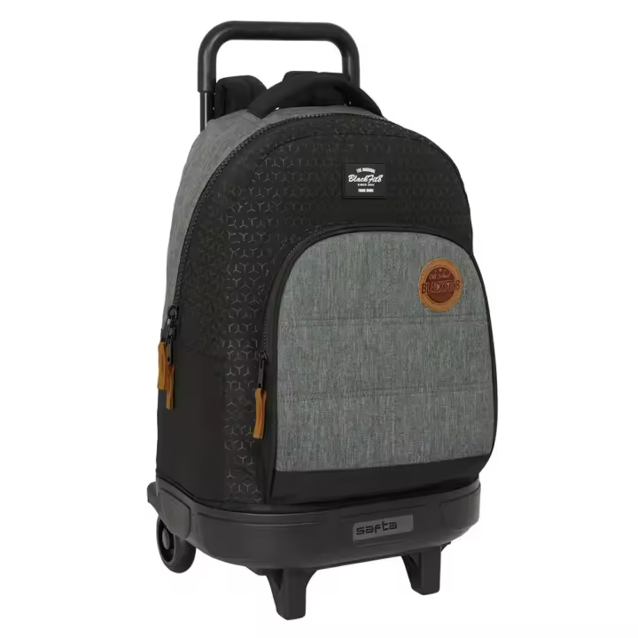 Safta Mochila Con Ruedas Blackfit8 Negro - 1