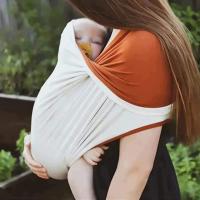 Portabebés, unisex, fácil de llevar, multifuncional. Adecuado para recién nacidos a niños pequeños de 0a 150 libras (caramelo) - details 2