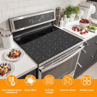 Protector De Cocina Inducción Resistente Al Calor Alfombrilla Antideslizante Cubierta Para Horno Moderno Silicona Rectangular - details 1