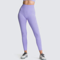 Leggings De Yoga Sin Costuras Para Mujer Levantador De Glúteos Deportivos De Fitness Y Gimnasio Pantalones De Running Terciopelo De Nylon De Cintura Elástica - details 23