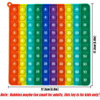 Juego De Tablero De Multiplicación 9x9 Juguetes Educativos Para Niños Juego De Fidget De Práctica Matemática Tablero De Números De La Tabla De Tiempos - details 1