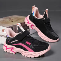 Zapatillas De Niñas Casuales En Color Rosa Cómodas Y Transpirables Zapatos Deportivos Planos Para Niñas Con Suela De EVA Tela De Malla Y Cuero - details 6