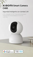 Official | Xiaomi Smart Camera C400, 4 MP, Rotación de 360°, Detección de personas mediante IA, Compatibilidad con Wi-Fi de 2,4/5 GHz - details 1
