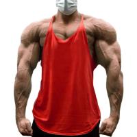 Camiseta De Gimnasio Para Hombres Musculado Running Deporte Sin Mangas Hombros Descubiertos Verano Algodón Transpirable Cómodo Ropa De Entrenamiento - details 7