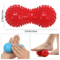 Bola De Mano Para Masaje Y Ejercicio PVC Con Espinas Peana Inflable En 6 Colores Para Fitness Y Yoga Suministros Deportivos - details 1