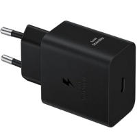 Cargador Samsung 25W Original USB-C Enchufe UE + Cable 1 M - Negro - details 1