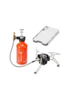 Estuva de Aceite Multi Combustible para Camping at Aire Libre con Botella de Combustible de Gasolina de 500 Ml y Parracas de Estuba de Camping de 9 Placas para Diesel Alcohol - details 0