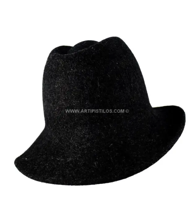 SOMBRERO DE FIELTRO PARA MUJER IMPERMEABLE Y AJUSTABLE CON BADANA INTERIOR - 1