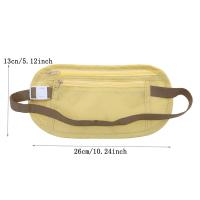 Bolsa De Cintura Invisible Para Viajes Seguridad Oculta Monedero Bolsa De Dinero Bolsa De Pecho Material De Tela Regalo De Viaje - details 12