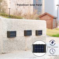 Lámpara De Pared LED Solar Impermeable Para Exterior Iluminación De Valla Para Jardín Verano Porche Camino Camping Decoración De Hogar - details 3
