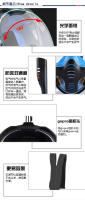 Máscara de snorkel de cara completa, doble tubo de silicona, máscara de buceo completamente seca, máscara de natación para adultos, gafas de buceo - details 5