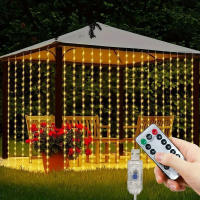 Nueva Correa De Año Nuevo Con Luces LED De Cobre 3/6m Decoración De Ventana Y Dormitorio Para Navidad Boda Fiesta Rosa - details 3