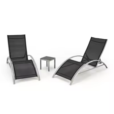 Conjunto de muebles de exterior Houston 1727, Muebles ES, Metal, Textil - 1
