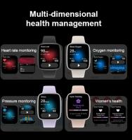 Reloj inteligente con pantalla AMOLED HD, frecuencia cardíaca, oxígeno en sangre, salud, Bluetooth, información de llamadas, reloj multideportivo (2025) - details 2