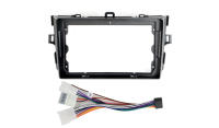 Marco De Radio Double Din MEKEDE Para Toyota Corolla 2006-2013 Panel De Estéreo Con Cable Instalación En El Tablero De 9 Pulgadas - details 0