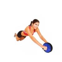 Rueda Doble Abdominal Rodillo abdominal fitness doble rueda gimnasio ejercicio muscular - KMT Style - details 1