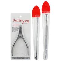 Kit De 3 Piezas Cortauñas Profesional En Acero Inoxidable Con Cortauñas Clipper Y Removedor De Piel Muerta Herramientas De Manicura Y Pedicura - details 4