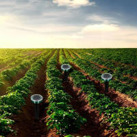 Repellente De Ultrasónicos Solares Para Rata Y Serpiente Alta Potencia Con Batería Y Carga Solar Repelente De Insectos Y Ratones - details 9