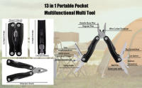 Multiherramienta Portátil De Bolsillo Pliers Knife Y Destornillador Para Hombres Herramienta Manual Para Camping Caza Y Senderismo Regalos De Sobrevivencia Al Aire Libre - details 2
