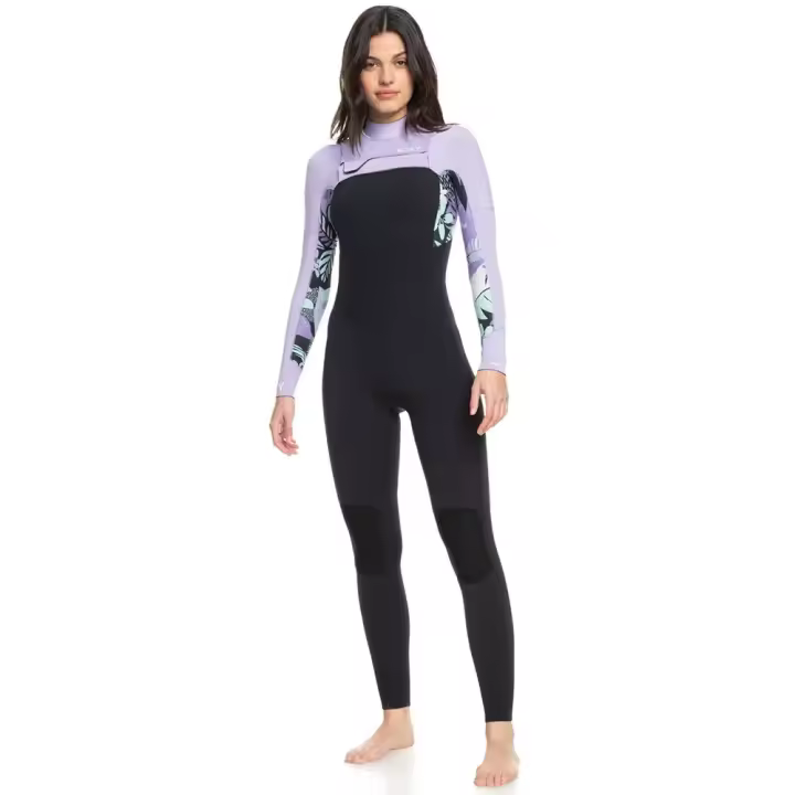 Roxy Traje De Neopreno Con Cremallera Frontal De Manga Larga 3/2 Mm Swell Series - 1