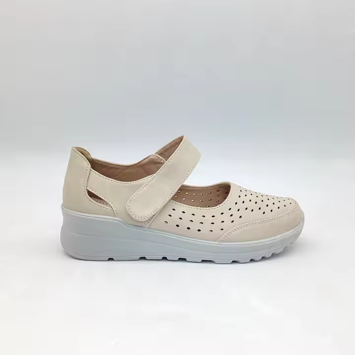 Virucci - Merceditas Casual de Mujer Cómodas Modernas VR5-1602 disponible en Beige, Blanco, Marino, Taupe - 1
