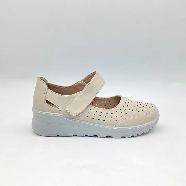 Virucci - Merceditas Casual de Mujer Cómodas Modernas VR5-1602 disponible en Beige, Blanco, Marino, Taupe - 1