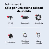Lenovo LP80 TWS - Auriculares Inalámbricos con Bluetooth 5.0, Audio Estéreo de Alta Calidad, Resistencia al Agua IPX5, Reducción de Ruido ENC para Llamadas y Música, Diseño Cómodo y Duradero - details 2