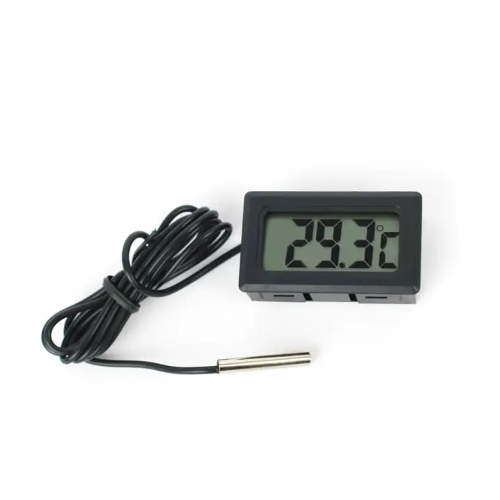 Termómetro Digital con Sonda de 1m para Seguimiento de Temperatura Exterior - 1