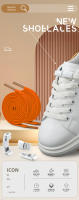 Cordones Elásticos Magnéticos Para Zapatos 8MM Anchos Sin Cordones Adecuados Para Niños Y Adultos Accesorios De Zapatos - details 1