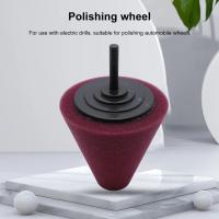 Cono De Pulido De Bola Para Automóvil Esponja De Pulido Y Lijado Para Herramienta De Pulido Y Lijado De Rueda De Coche Utilizado Con Taladro Eléctrico - details 0