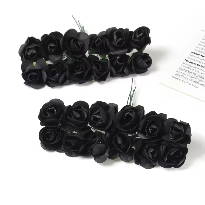 144Pcs Bouquet De Rosas Artificiales Para Decoración De Hogar Y Wedding Flores Falsas De Papel Para Regalos De Navidad Accesorios De Adorno Para Fiesta De Aniversario Y Bodas - 1