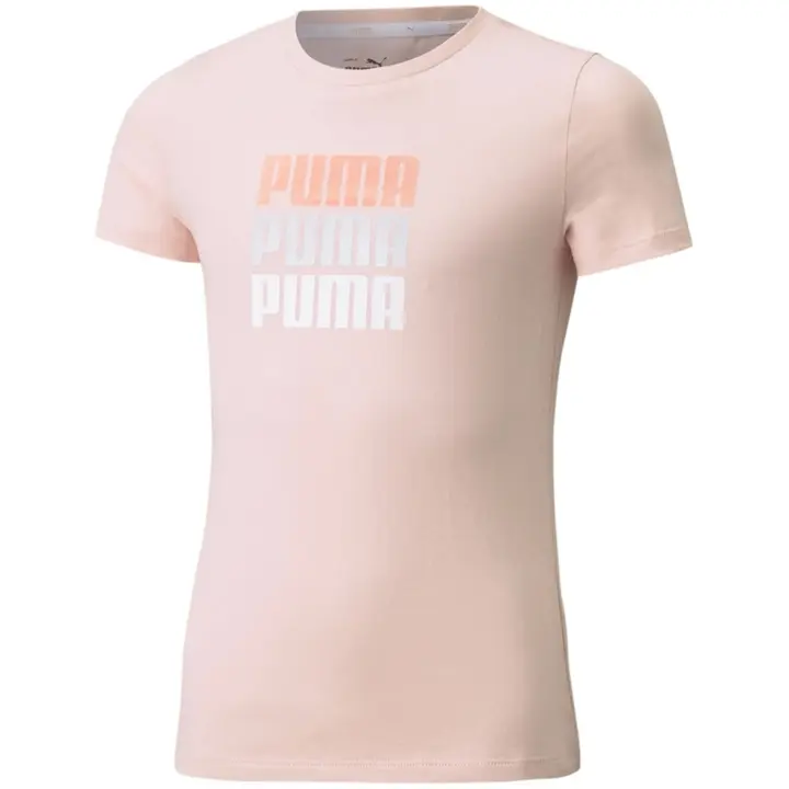 Camiseta de Manga Corta Puma Alpha Tee para mujer en color rosa - 1
