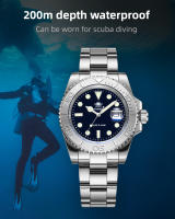 Reloj De Pulsera De Relojista ADDIESIDVE Para Hombre Acero Inoxidable 200m Resistente Al Agua Con Manecillas Luminosas BGW9 Estilo Business Europeo Y Americano - details 5