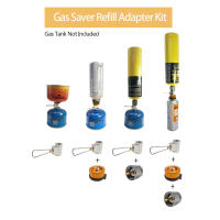 Adaptador De Estufa De Camping 3pcs/set Adaptador De Botella De Butano EN417 Lindal Valve Propano Adaptador Recargable Metálico Para Exteriores - details 1