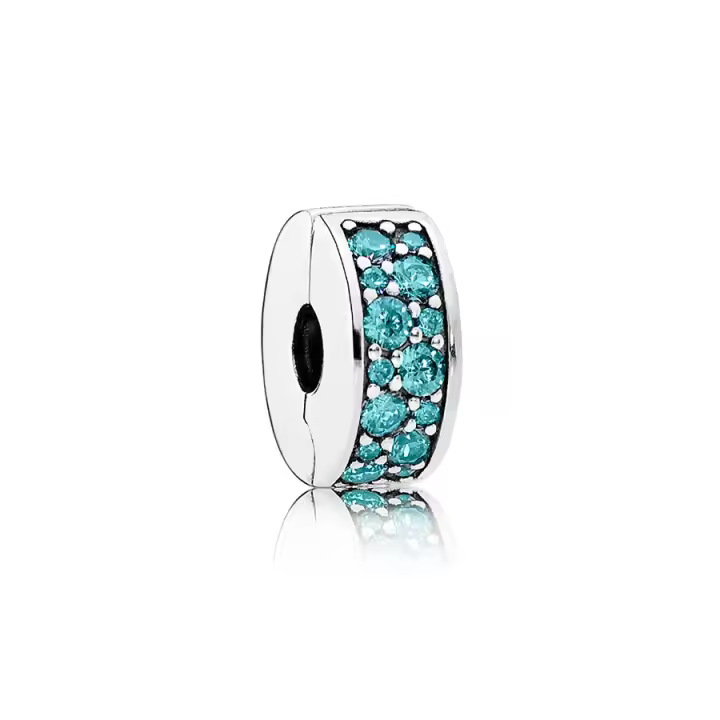 Pandora Joyería Clip Verde Azulado 791817MCZ , para Mujer - 1