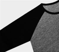 Camiseta De Entrenamiento Fitness Para Hombres Manga Larga Algodón Transpirable Ropa Deportiva Correr Gym Bodybuilding Color Sólido - details 6
