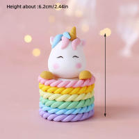 Topper De Cumpleaños Unicornio Arcoíris Para Niñas Decoración De Pastel Fiesta De Baby Shower Tema Unicornio Para Niños De 1 Año - details 10