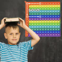 Juegos De Matemáticas Para Aprender La Tabla De Multiplicar Con Juguetes De Pus Y Pop En Silicona Tablero De Memoria Educativo Para Niños De 3 a 12 Años - details 4