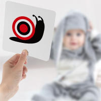 Juguetes De Aprendizaje Montessori Para Bebés Tarjetas Visuales De Estimulación Visual En Blanco Y Negro Alto Contraste Para El Aprendizaje De Los Bebés - details 5