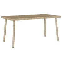 vidaXL Mesa centro jardín rectangular 80x40x37cm en color Gris claro/Gris/Negro y más | estructura resistente ideal para salón dormitorio o estudio - details 4