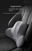 Almohada De Lumbar Para Coche Cojín De Cuello Fácil De Transportar Soporte De Espalda De TPU Espuma Memoria Material De Poliéster 100% - details 2