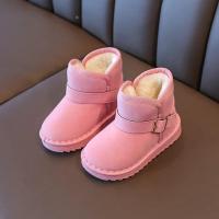 Botas De Nieve Para Niños Y Niñas Marrón Gris Rosa Y Rosa Suaves Y Gruesas Para Invierno Zapatos Planos De Algodón Para Niños - details 16