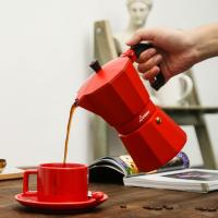 Máquina de café italiana, capacidad para 6 tazas, adecuada para estufas de gas, eléctricas y de cerámica, mango ergonómico, válvula de seguridad, interior fácil de limpiar. - details 2