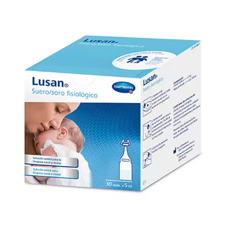 LUSAN SUERO FISIOLOGICO NASAL MONODOSIS 5 ML 30 - 1