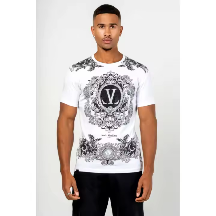 LOUIS VENDOME CAMISETA HOMBRE LV-72 White.. - 1
