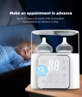 Calentador de Botella para Bebé Multifuncional Accesorio Rápido Calentador de Alimentos y Leche con Control de Temperatura Preciso Recomendado para 25-36m Hecho para Bebé - details 2